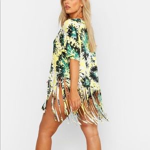 NWT Boohoo | Plus Tassel Beach Dress Coverup